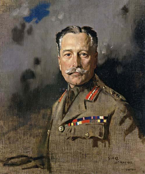 Sir William Orpen Field-Marshal Sir Douglas Haig,KT.GCB.GCVO,KCIE,Comander-in-Chief,France china oil painting image